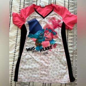 Cherokee Trolls Scrub top